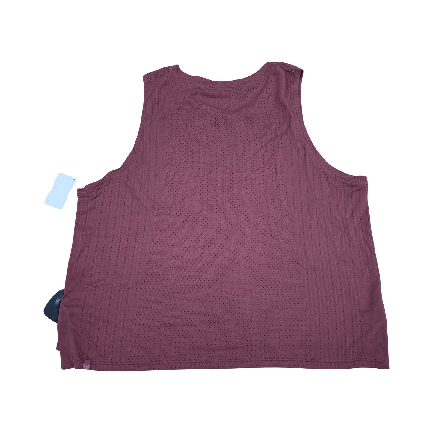 Athletic Tank Top By Lululemon In Mauve, Size:L