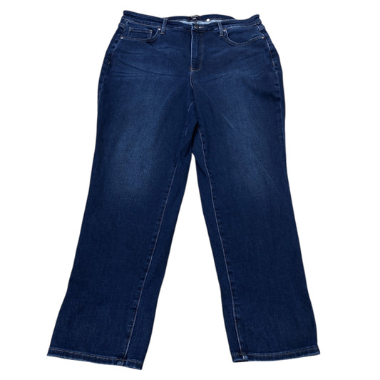 Jeans Boyfriend By Not Your Daughters Jeans In Blue Denim, Size:14