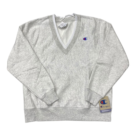 Sweatshirt Crewneck By Champion In Grey, Size:L