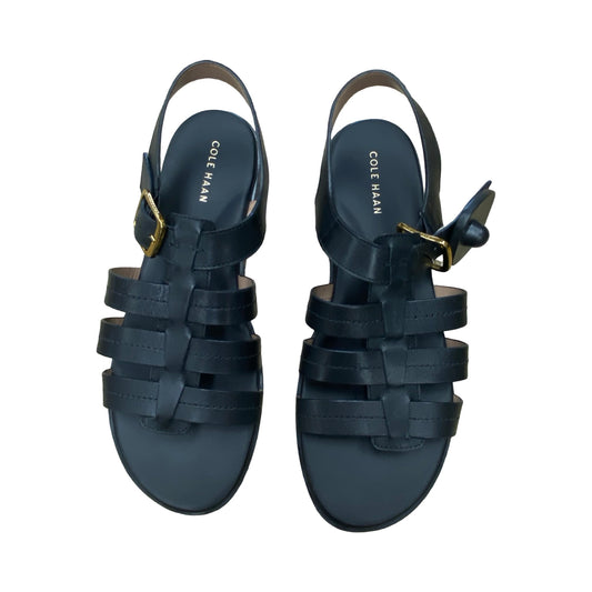 Sandals Flats By Cole-Haan In Black, Size:10
