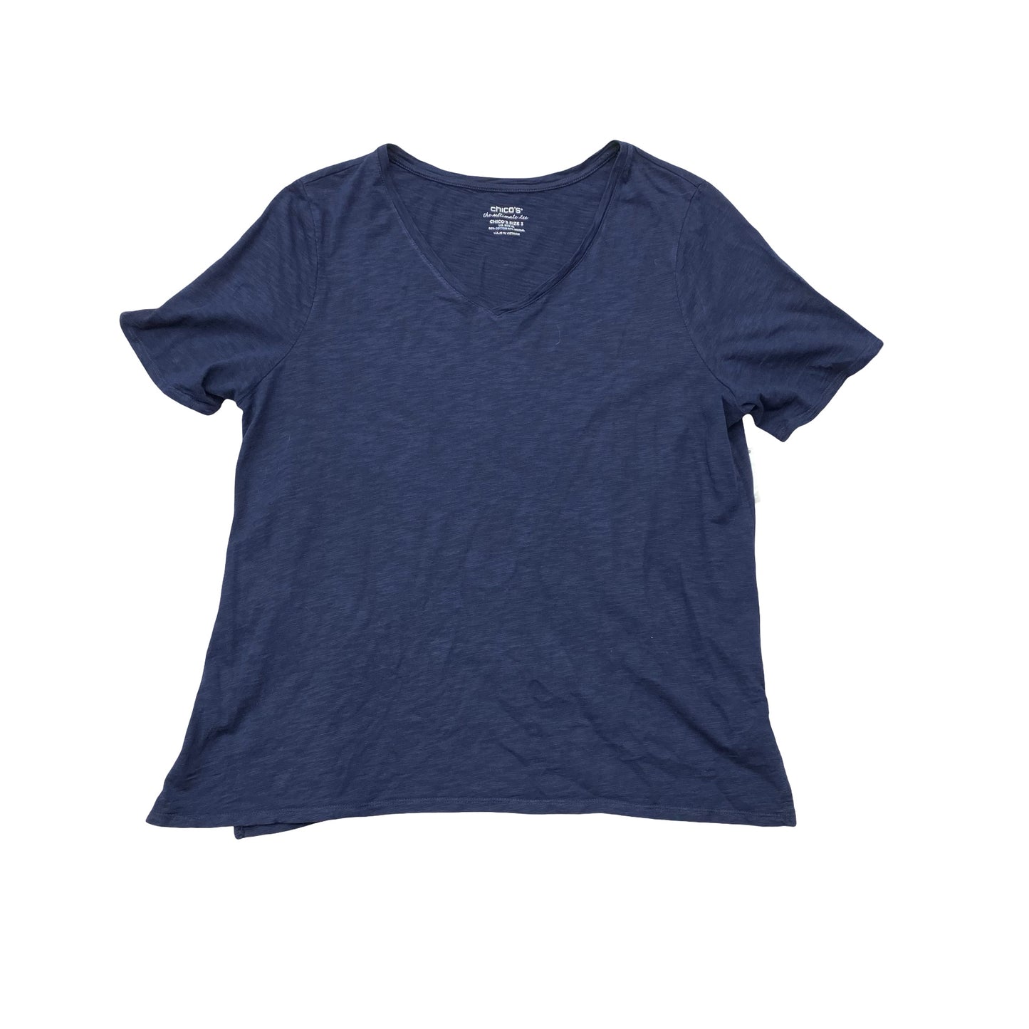 Top Ss By Chicos In Navy, Size:Xl