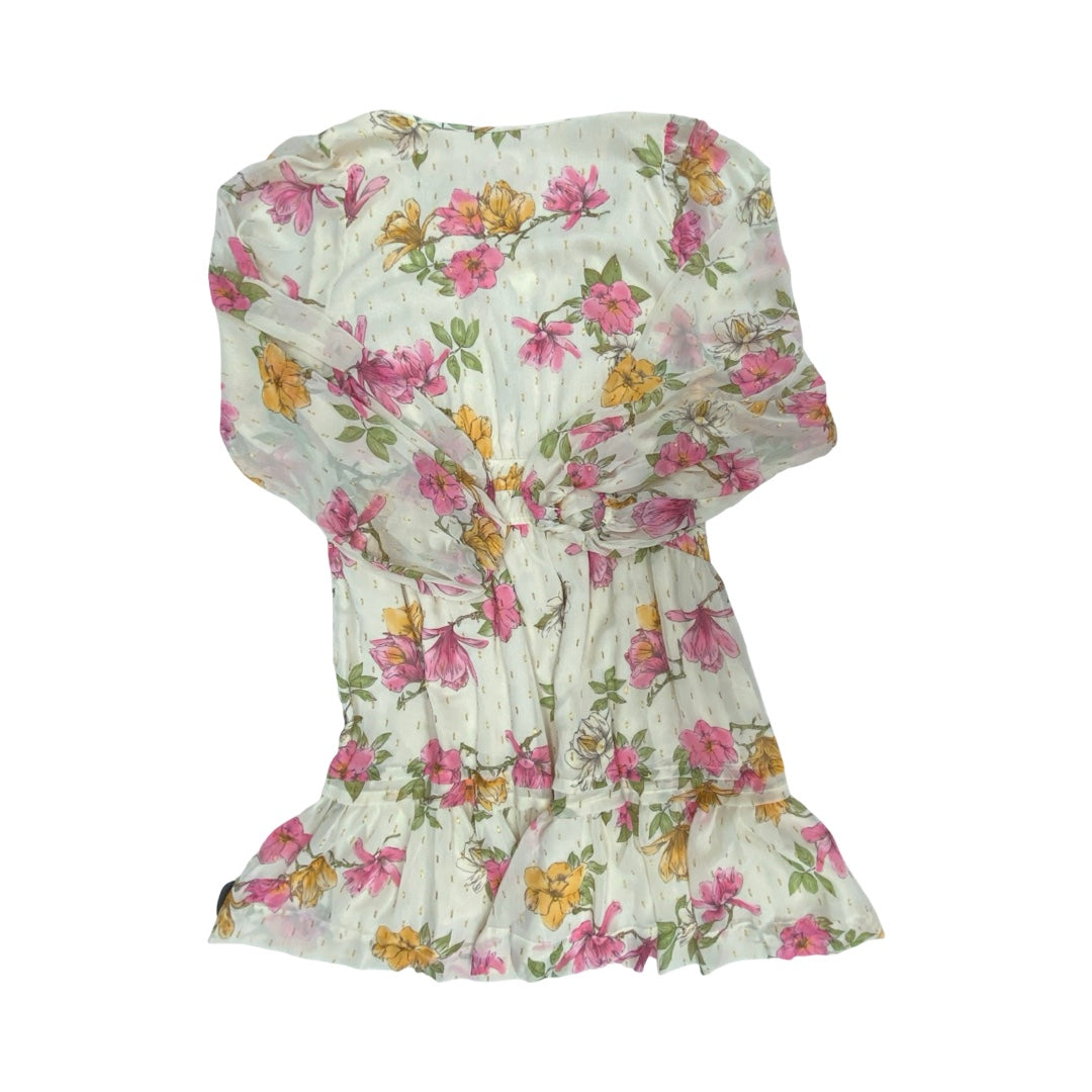 Dress Party Midi By Maeve In Floral Print, Size:1X