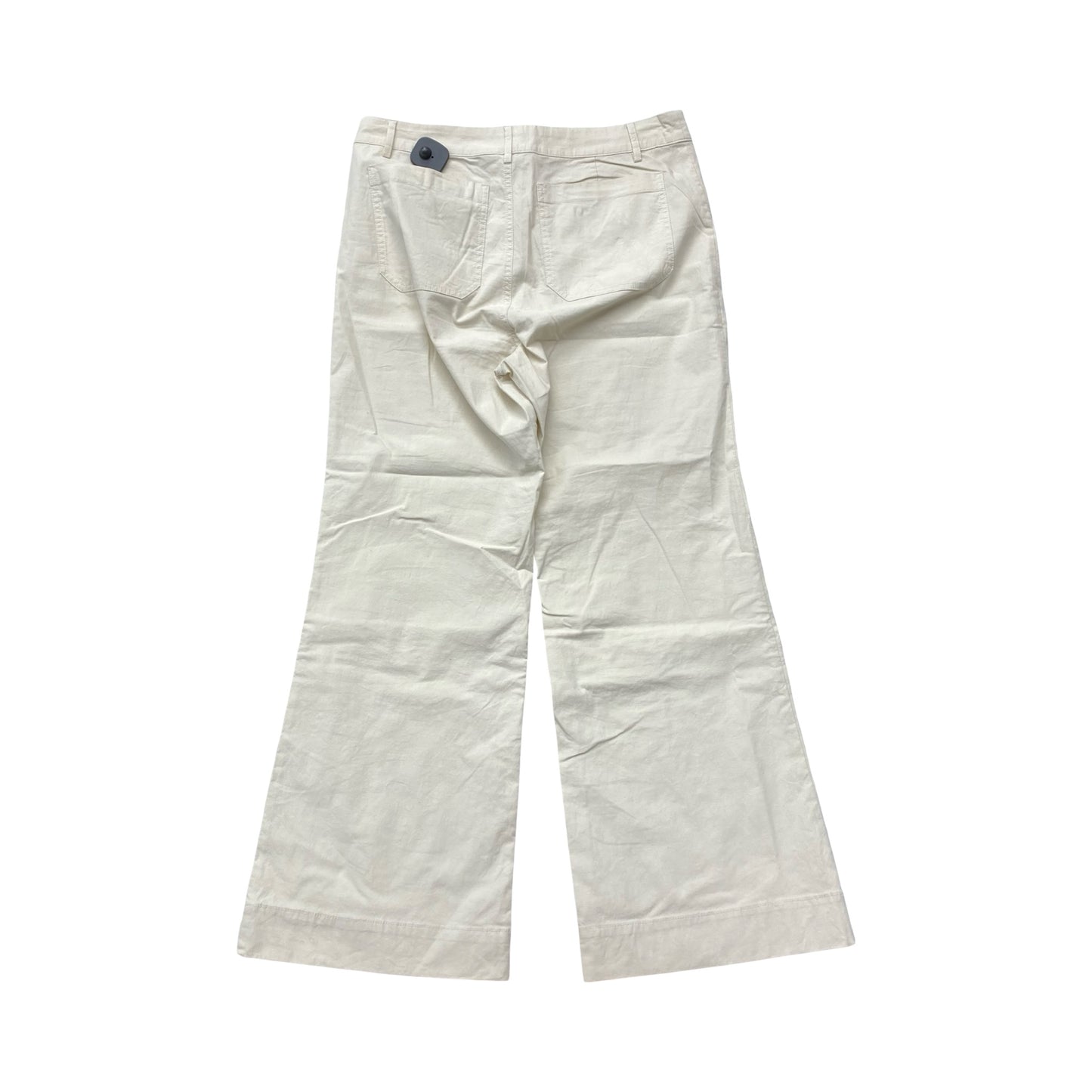 Pants Wide Leg By J. Crew In Cream, Size:12