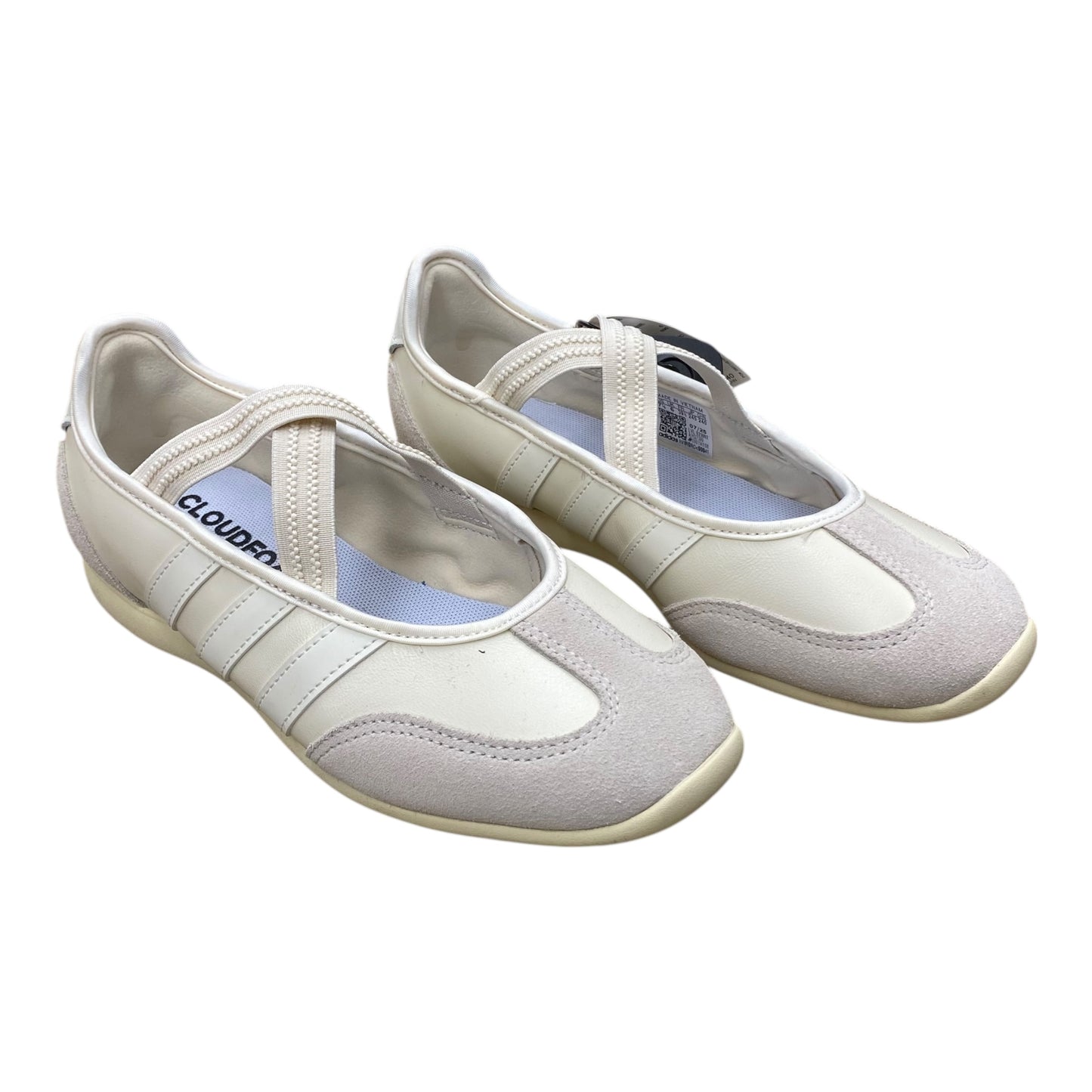 Shoes Athletic By Adidas In Cream, Size:7.5