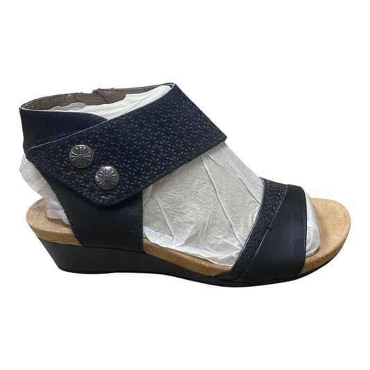 Sandals Heels Wedge By Rockport In Black, Size:6