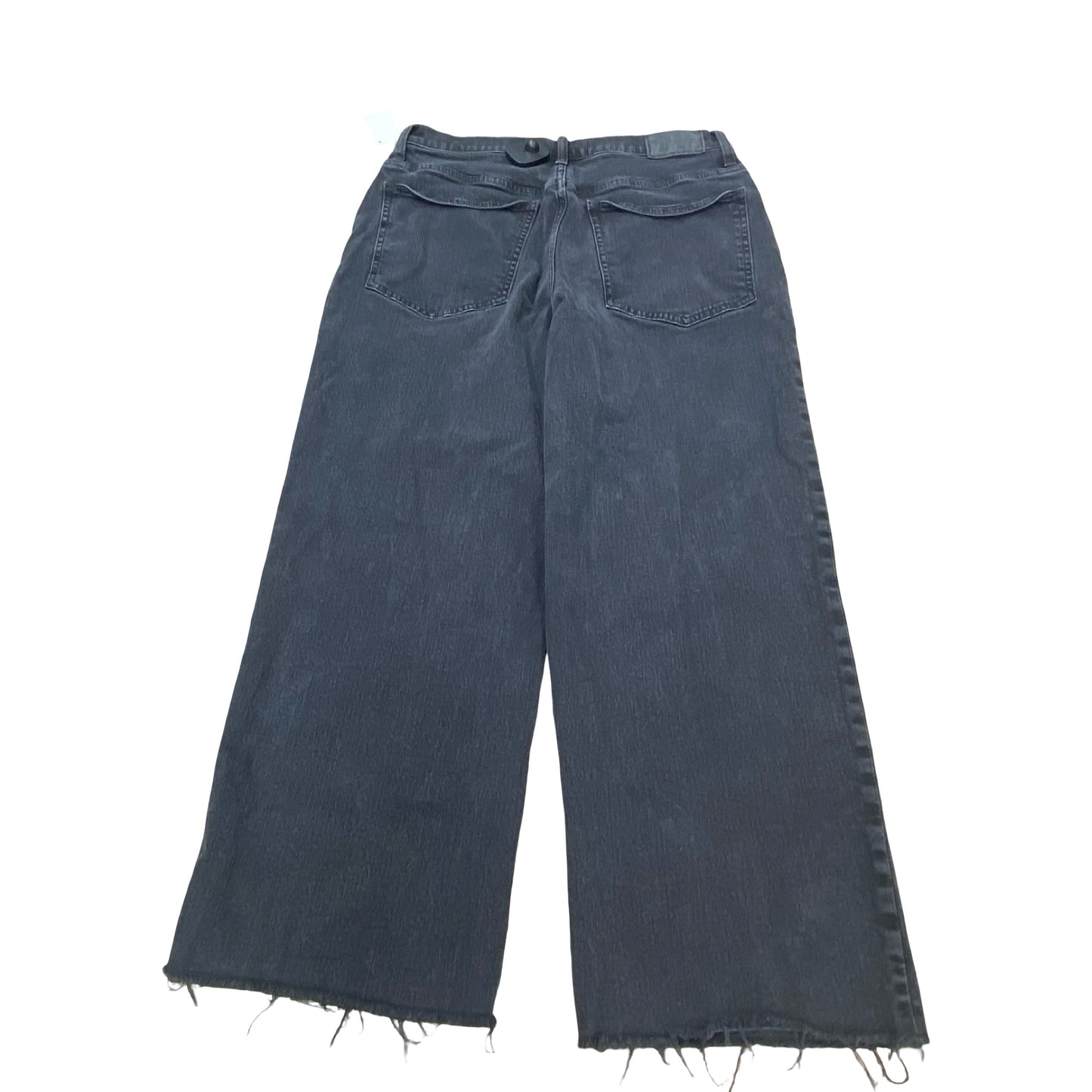 Jeans Cropped By Madewell In Black Denim, Size:10
