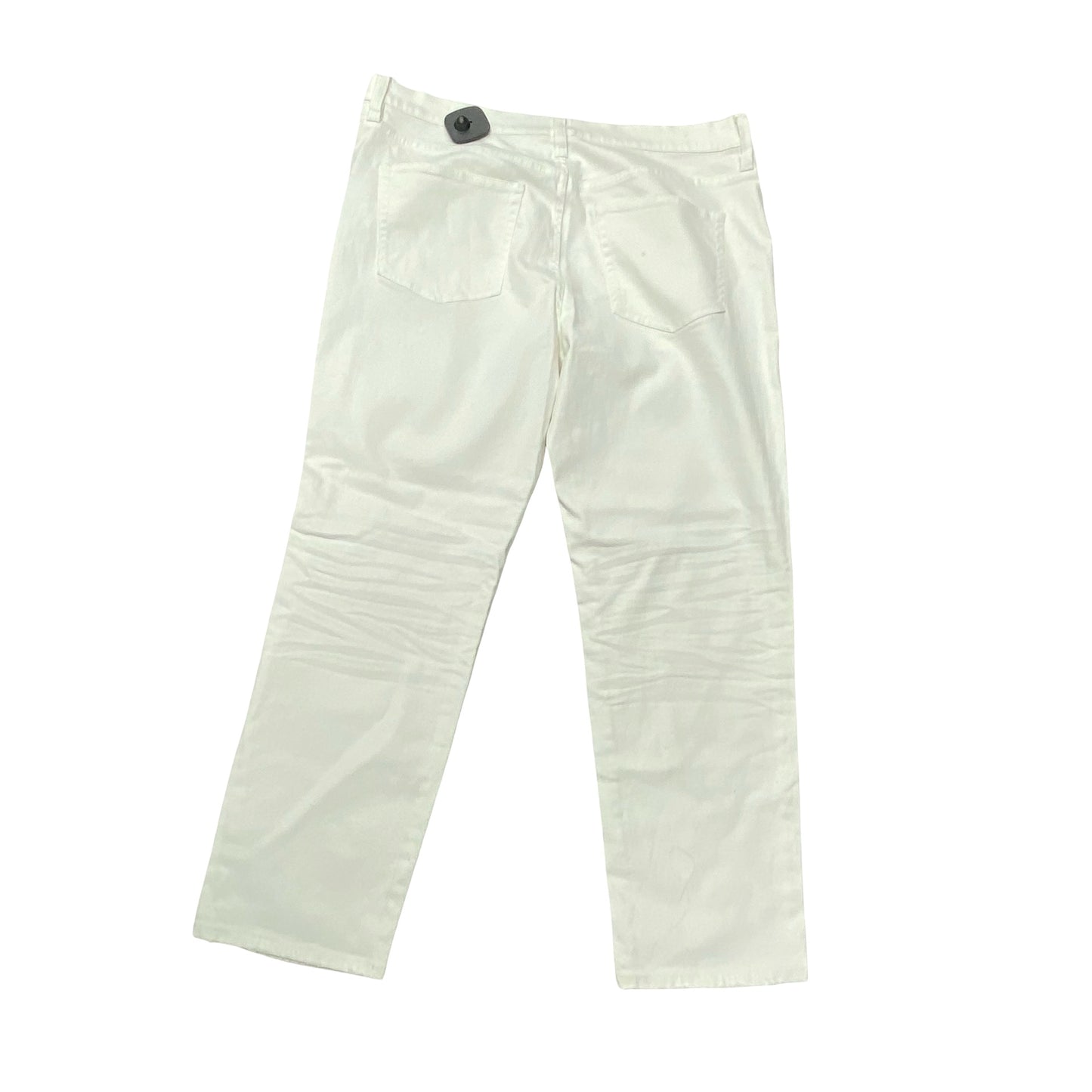 Jeans Cropped By J. Crew In White, Size:14