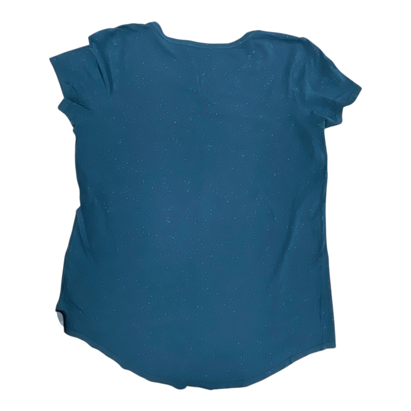 Athletic Top Ss By Lululemon In Blue, Size:L