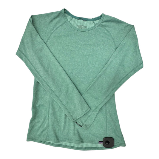 Athletic Top Ls Crewneck By Patagonia In Teal, Size:Xs