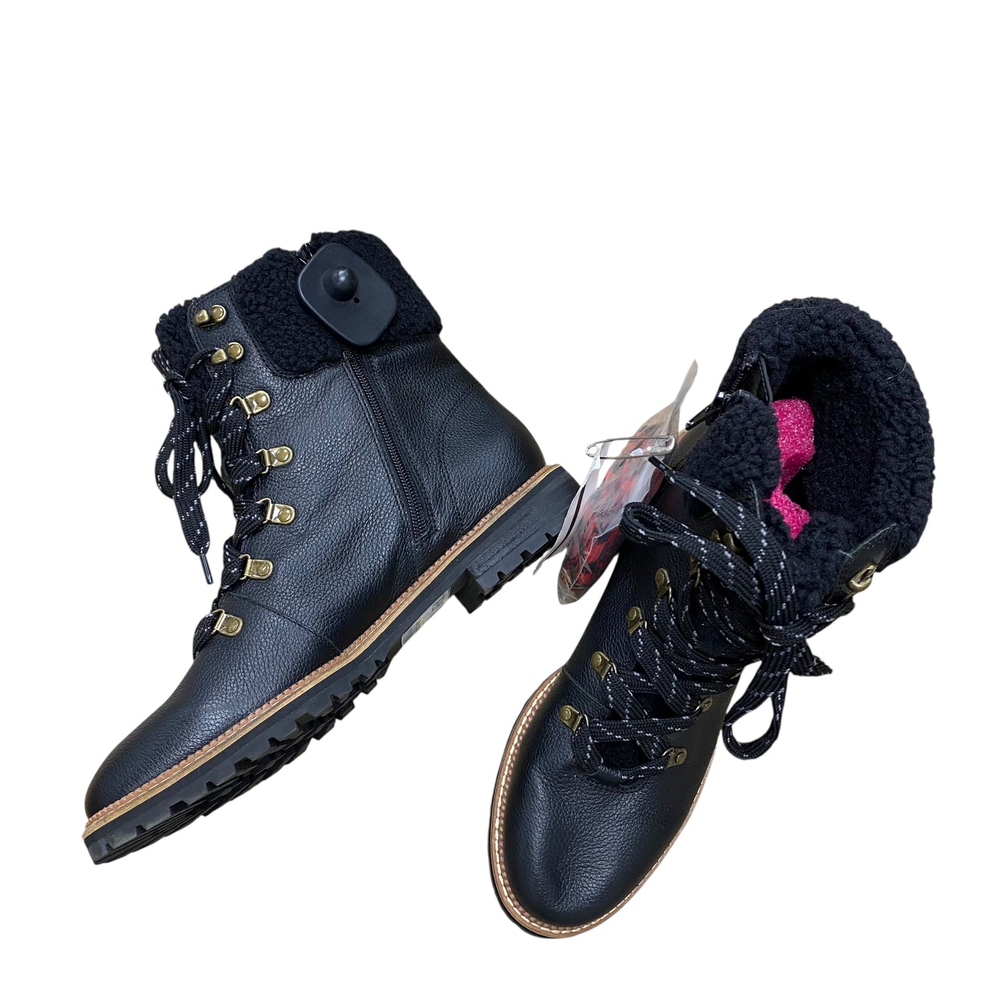 Boots Ankle Flats By Lands End In Black, Size:9