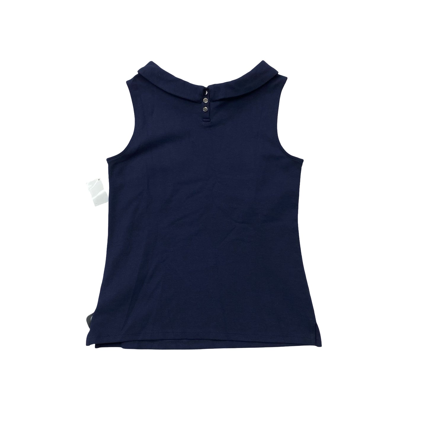 Top Sleeveless By Talbots In Navy, Size:Sp