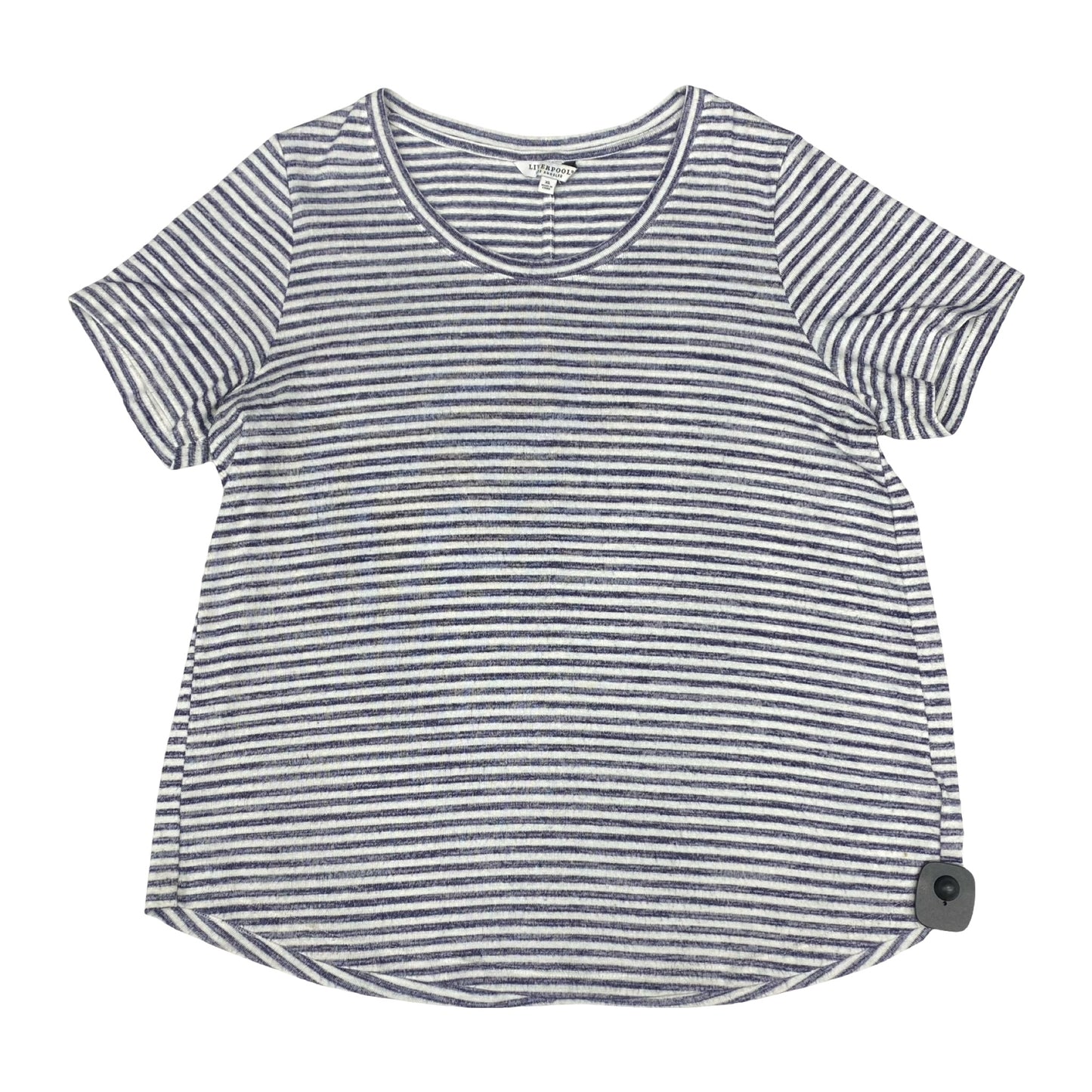 Top Ss By Liverpool In Striped Pattern, Size:Xl