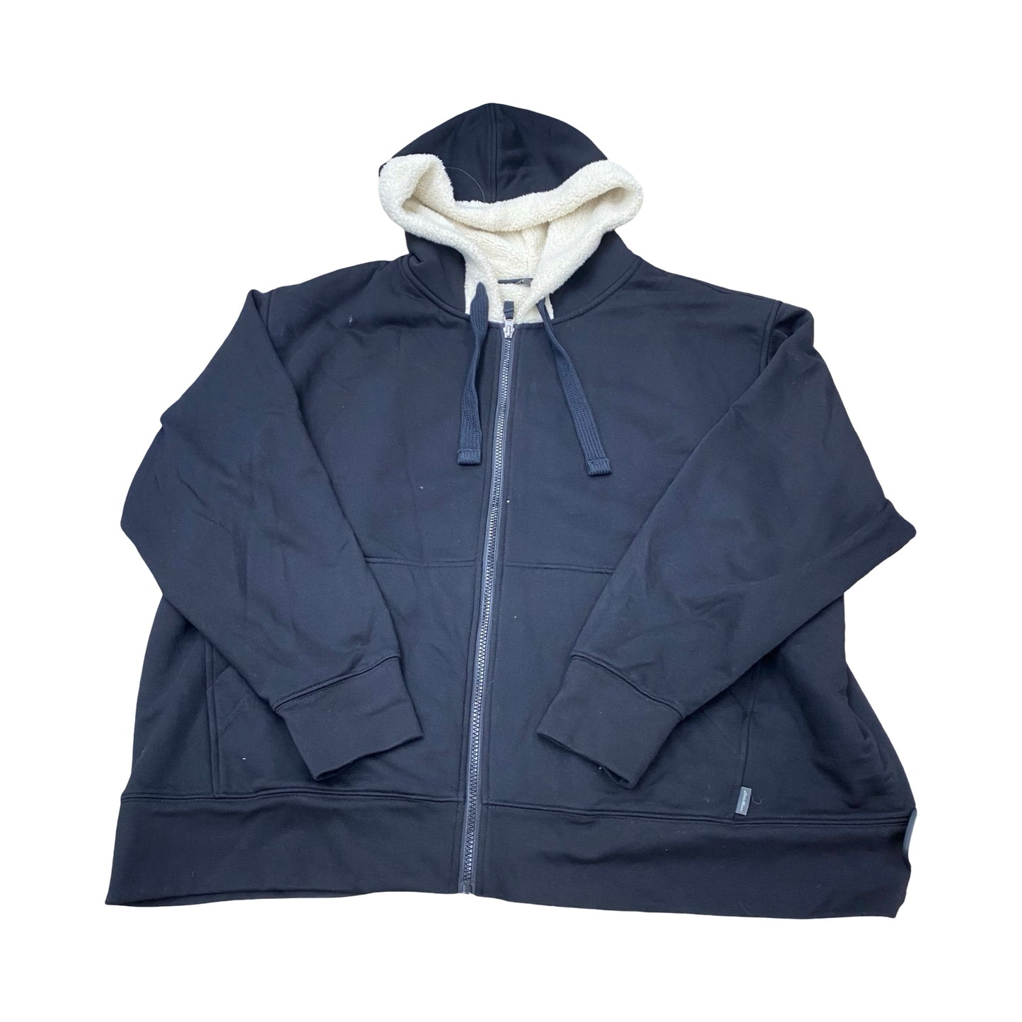 Jacket Fleece By Eddie Bauer In Black, Size:2X