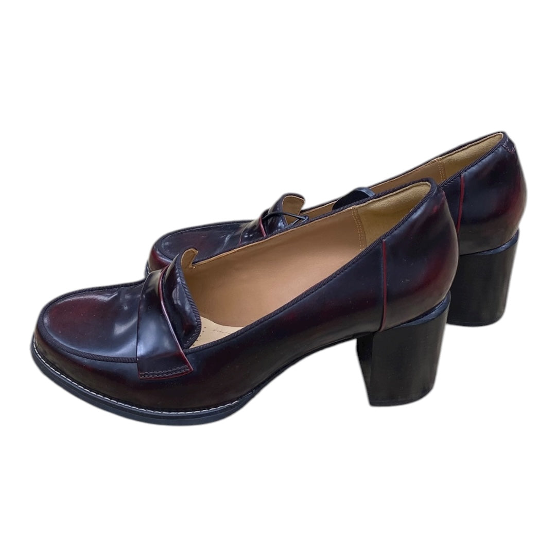 Shoes Heels Block By Clarks In Red, Size:7.5