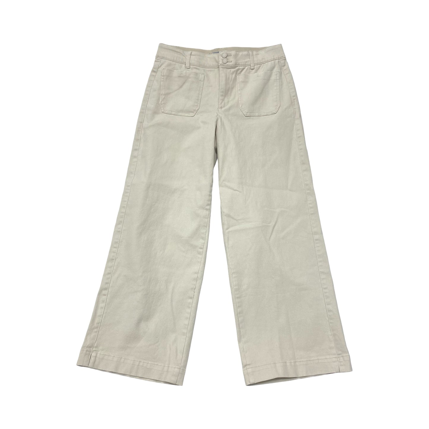 Pants Wide Leg By Wit & Wisdom In Beige, Size:12