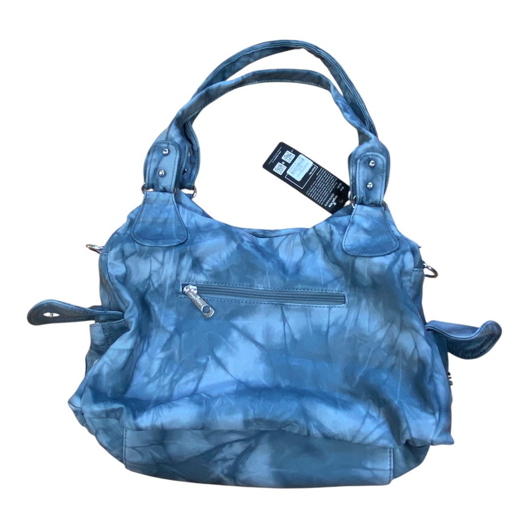 Handbag By   Clothes Mentor In Blue, Size:Medium