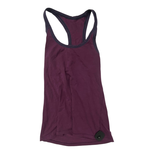 Athletic Tank Top By Lululemon In Purple, Size:S