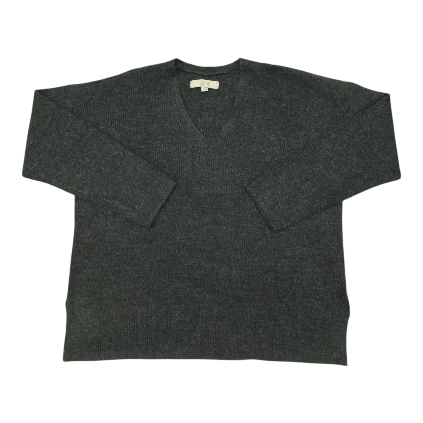 Sweater By Loft In Grey, Size:L