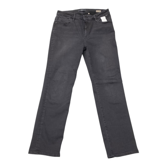 Jeans Straight By Mavi In Grey Denim, Size:14