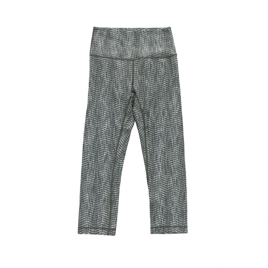 Athletic Leggings By Lululemon In Striped Pattern, Size:6