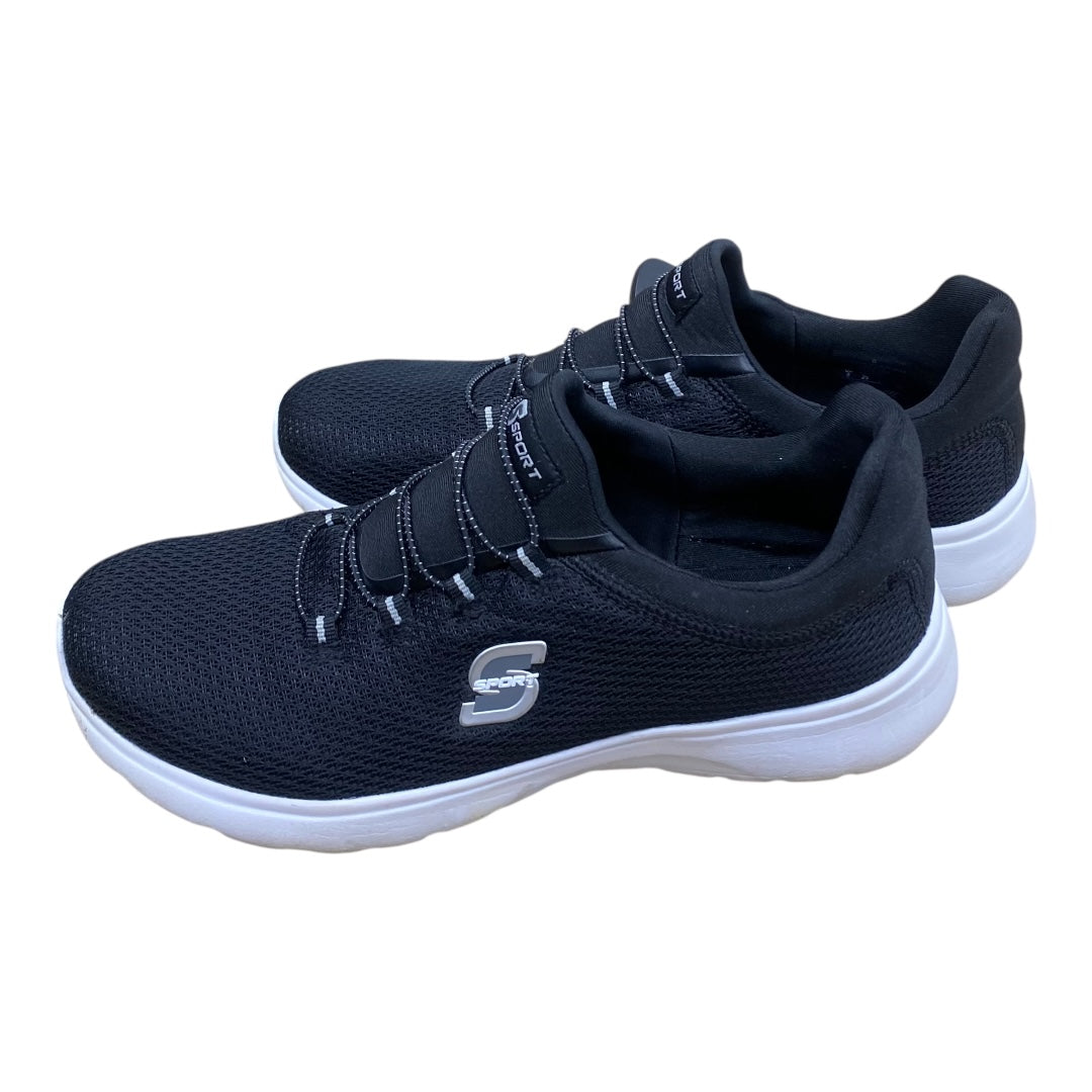 Shoes Athletic By Skechers In Black, Size:8