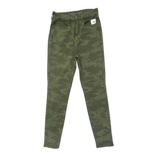 Jeans Skinny By American Eagle In Camouflage Print, Size:8