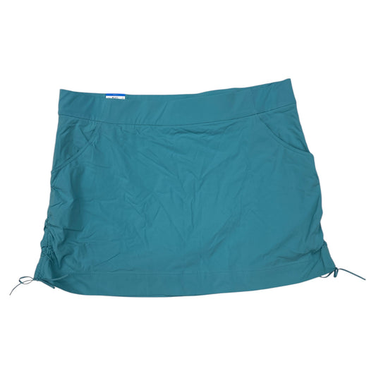 Athletic Skort By Columbia In Blue, Size:2X