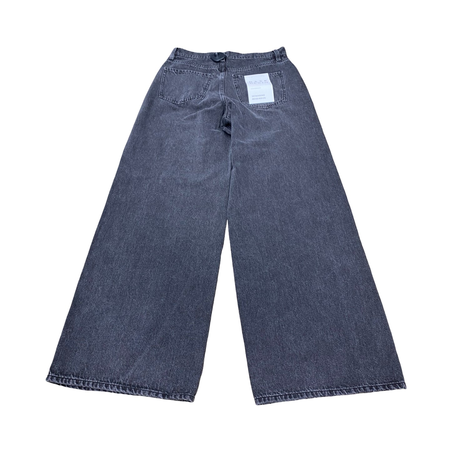 Jeans Wide Leg By Daze In Grey & Silver, Size:4
