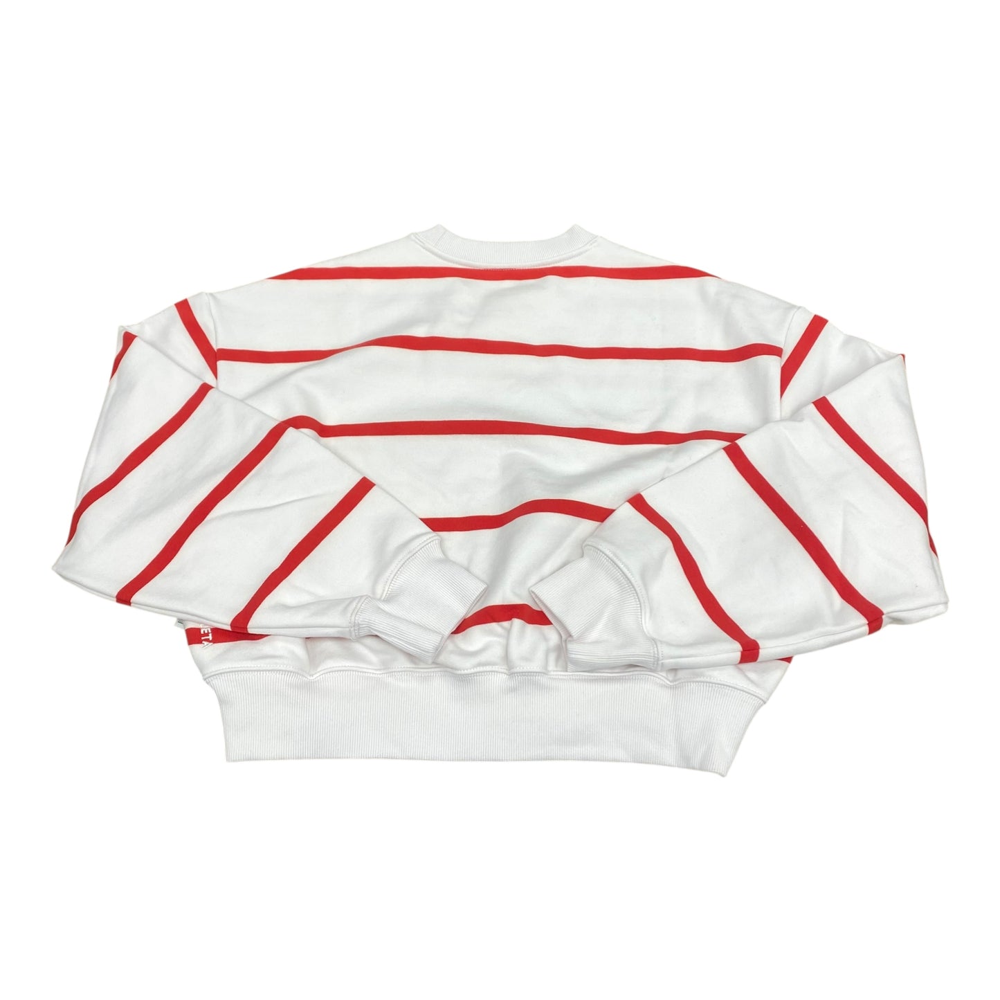 Sweatshirt Crewneck By Athleta In Red & White, Size:M
