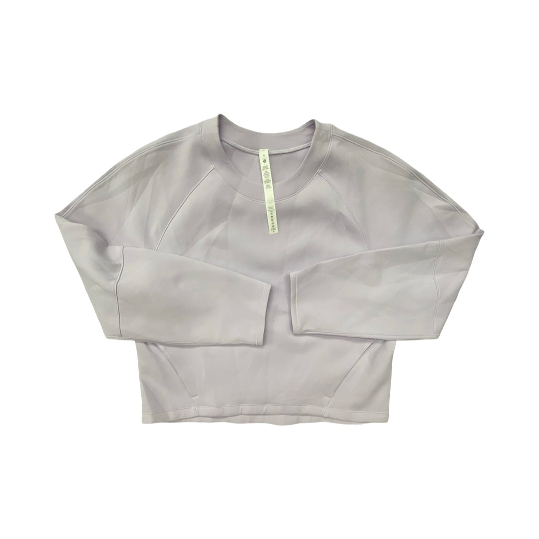 Athletic Sweatshirt Crewneck By Lululemon In Purple, Size:8