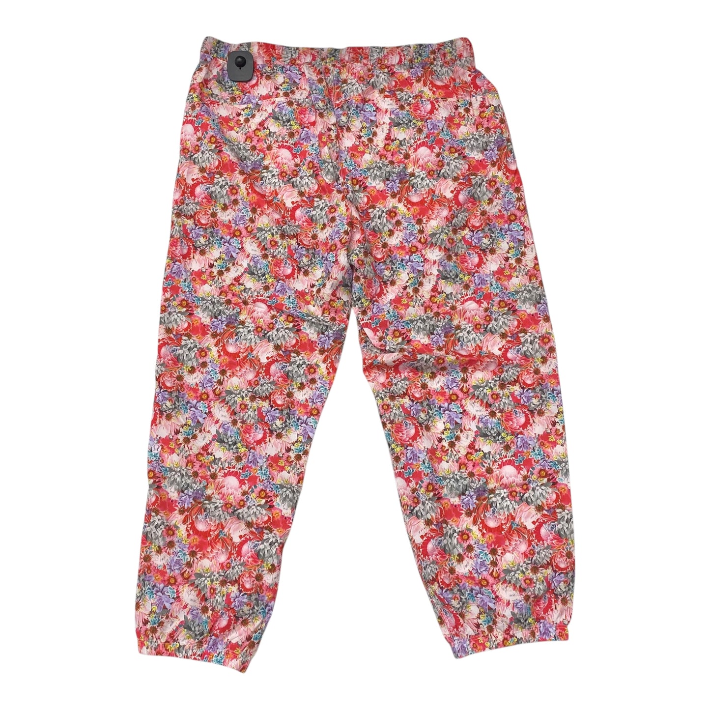 Athletic Pants By Lululemon In Floral Print, Size:12