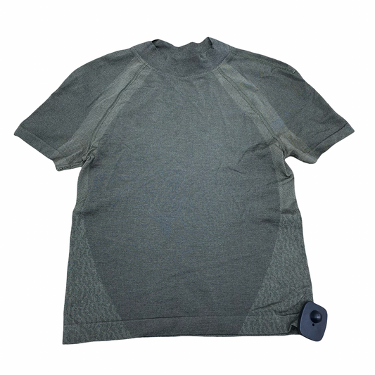 Athletic Top Ss By Lululemon In Green, Size:4