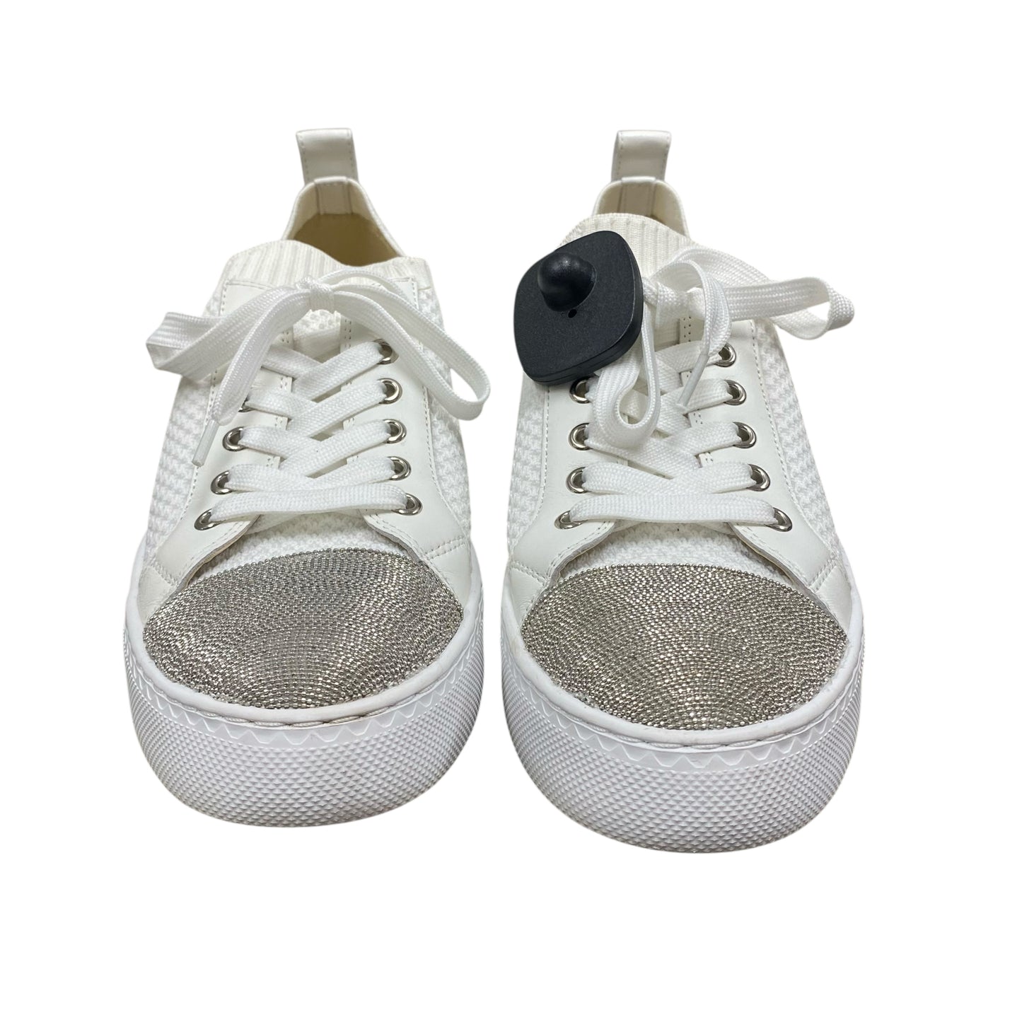 Shoes Sneakers By Vaneli In White, Size:8.5