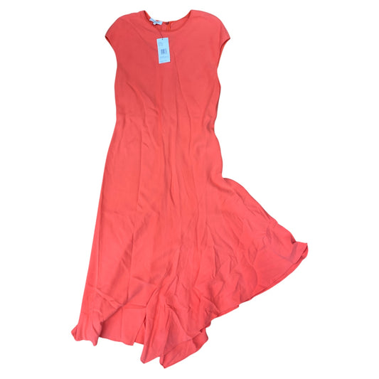 Dress Designer By Lafayette 148 In Coral, Size:S