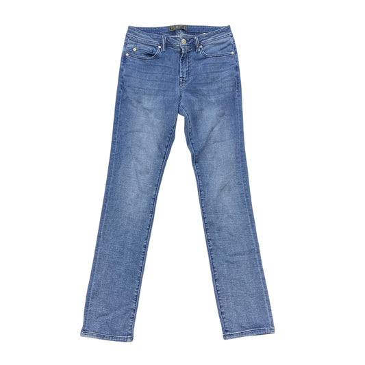 Jeans Straight By Liverpool In Blue Denim, Size:10