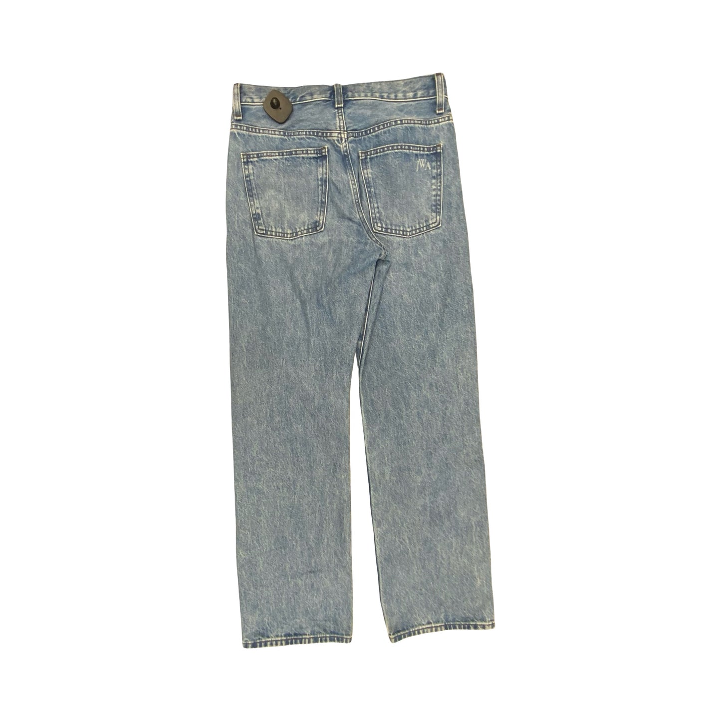 Jeans Straight By Uniqlo In Blue Denim, Size:4