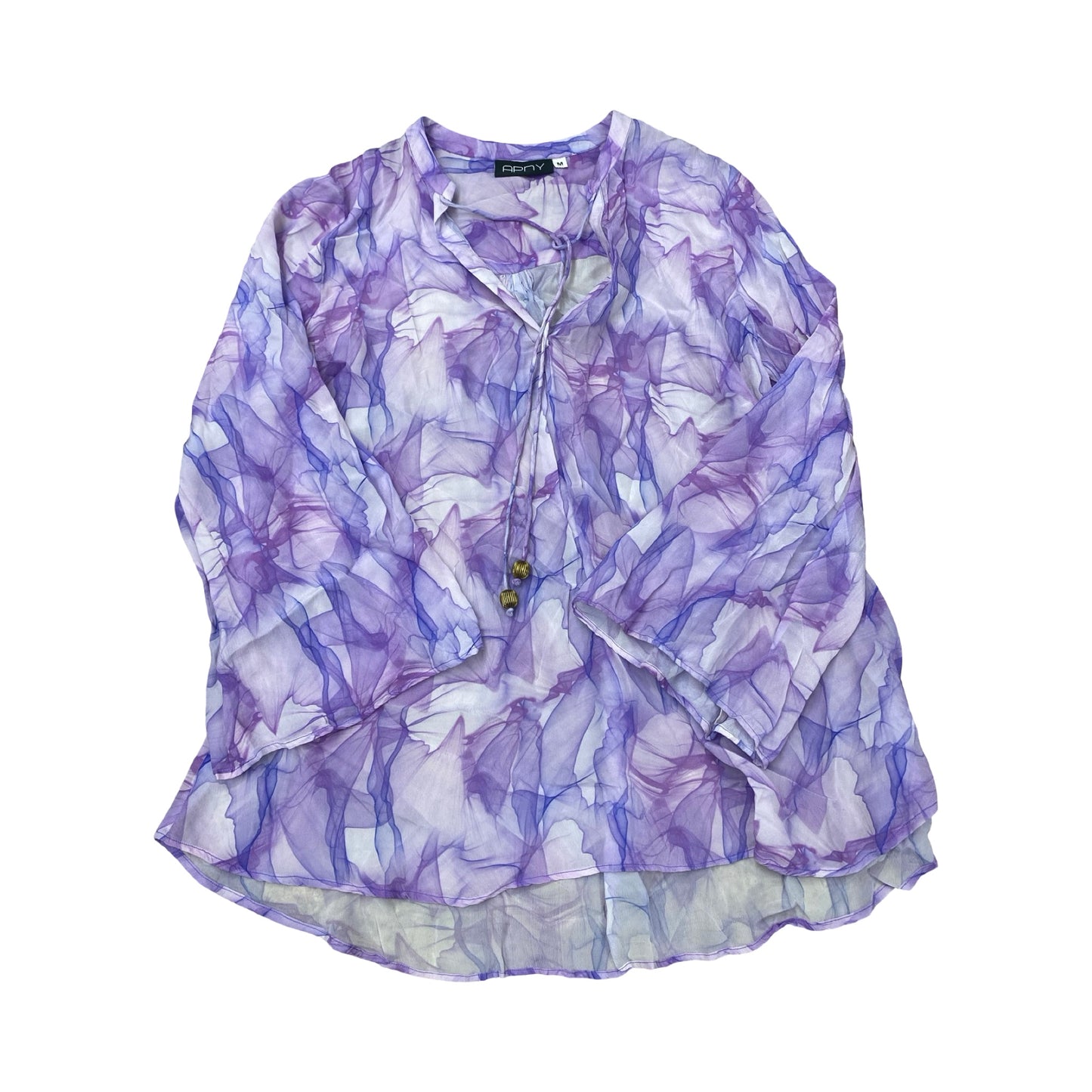 Top Ls By APNY In Purple, Size:M