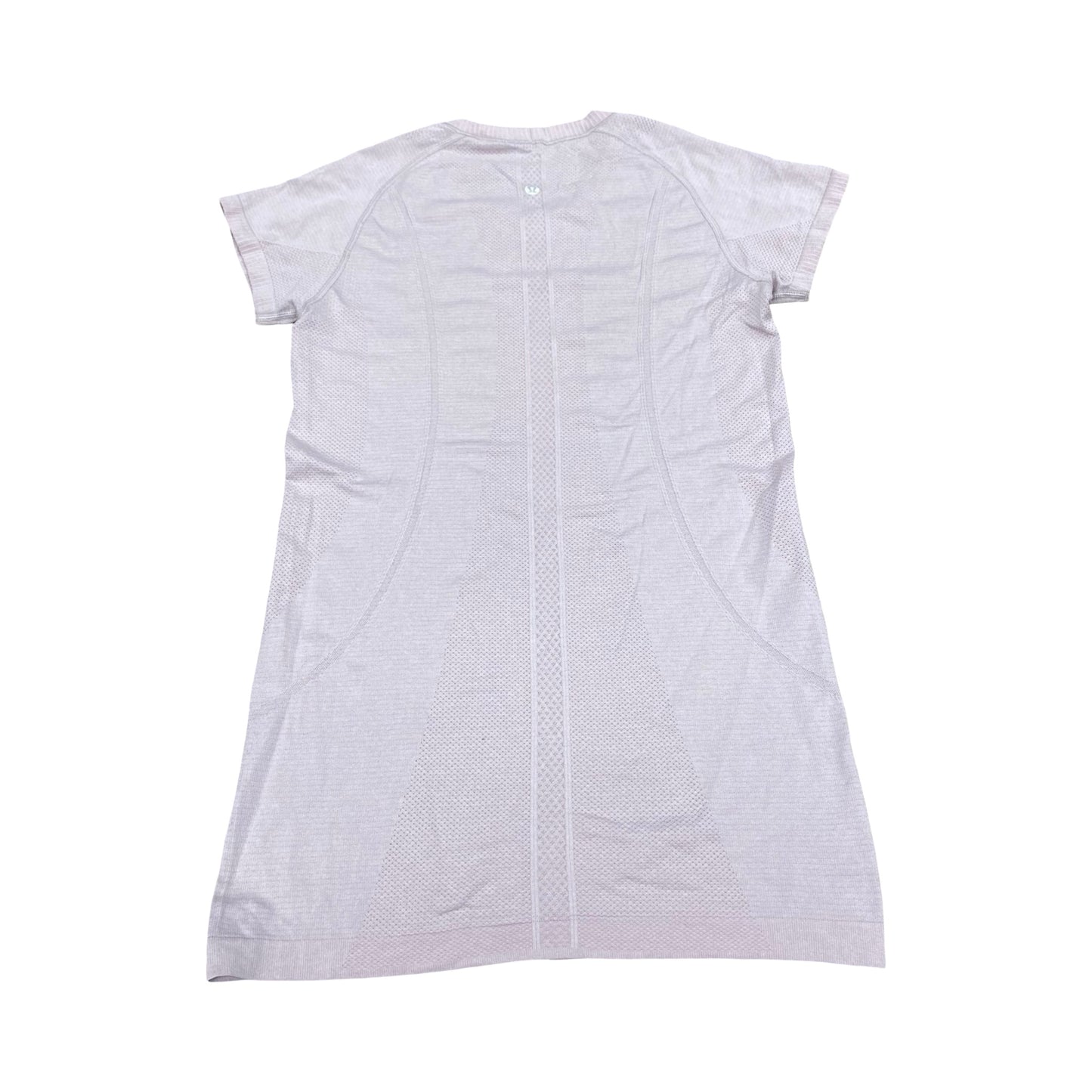 Athletic Top Ss By Lululemon In Pink, Size:8