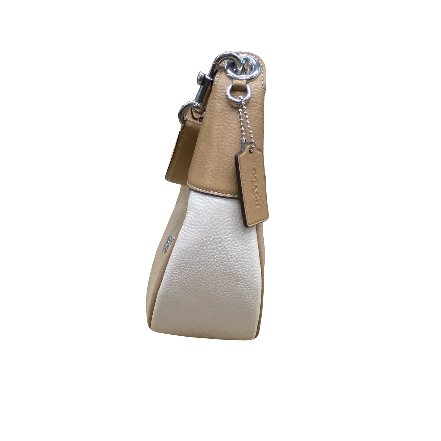 Handbag Designer By Coach In Beige, Size:Medium