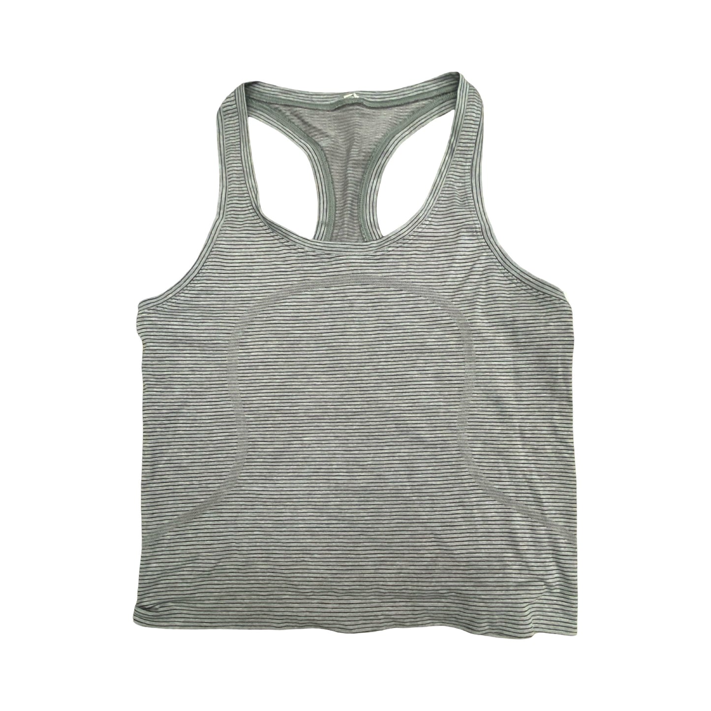 Athletic Tank Top By Lululemon In Grey, Size:8