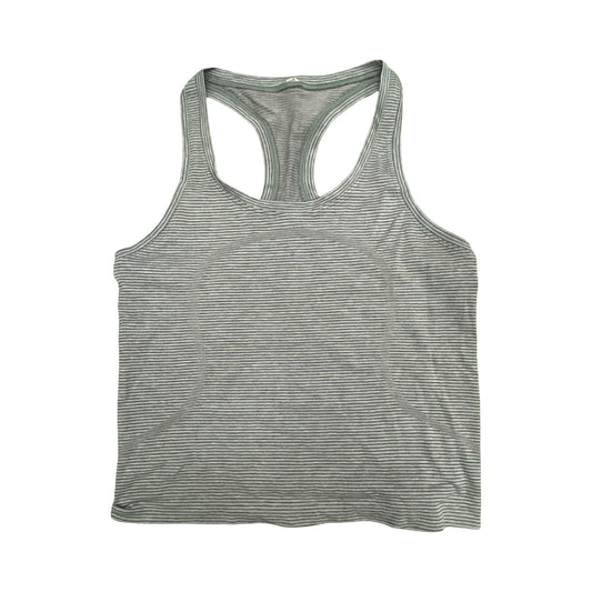 Athletic Tank Top By Lululemon In Grey, Size:8