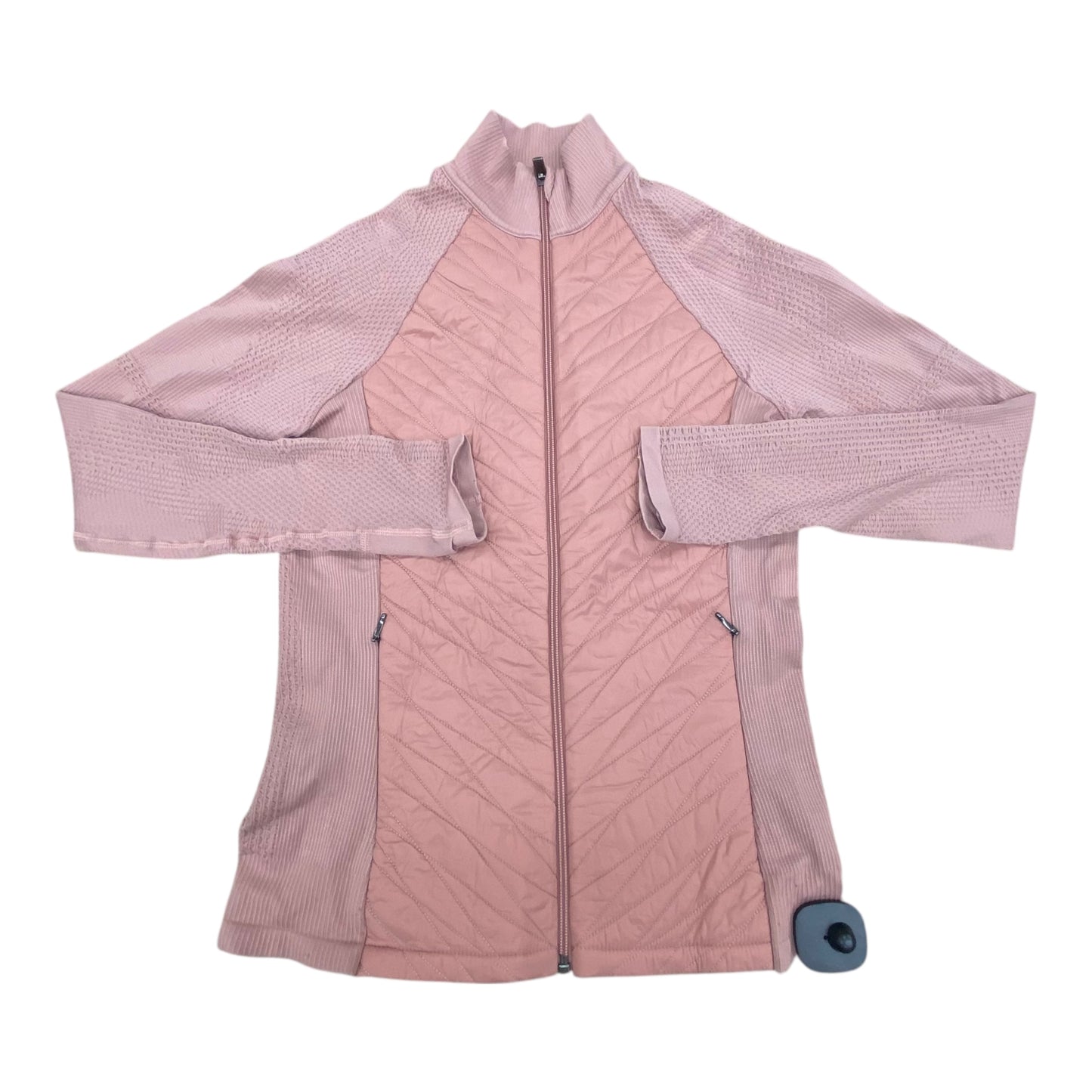 Athletic Jacket By Athleta In Pink, Size:M