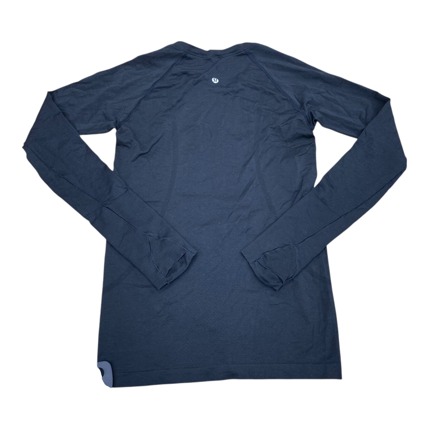 Athletic Top Ls Crewneck By Lululemon In Black, Size:6