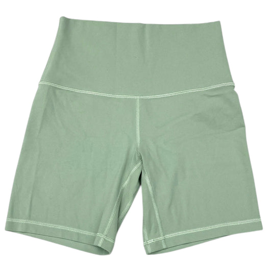 Athletic Shorts By Lululemon In Green, Size:4