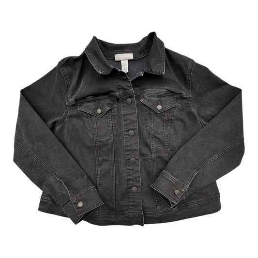 Jacket Denim By Lane Bryant In Grey Denim, Size:2X