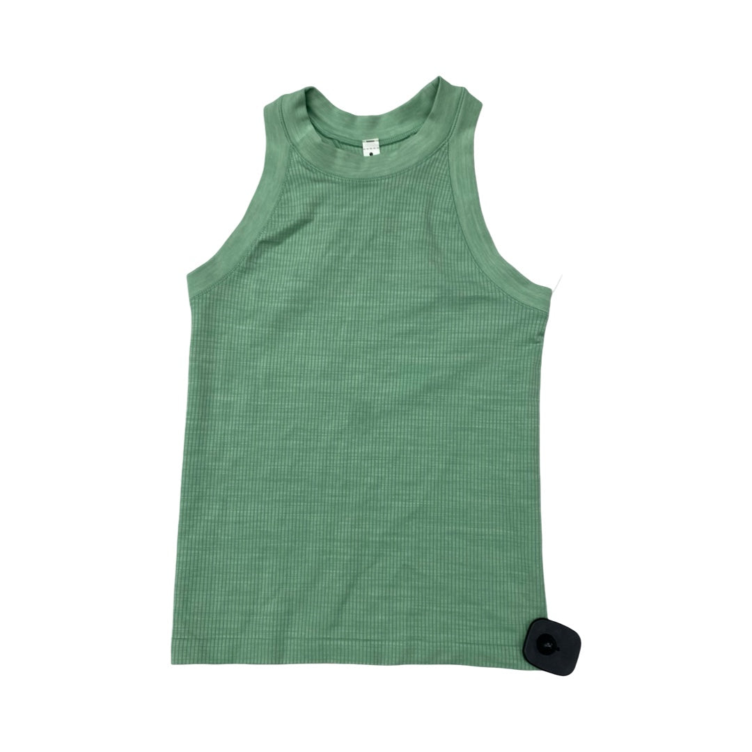 Athletic Tank Top By Athleta In Green, Size:Xs