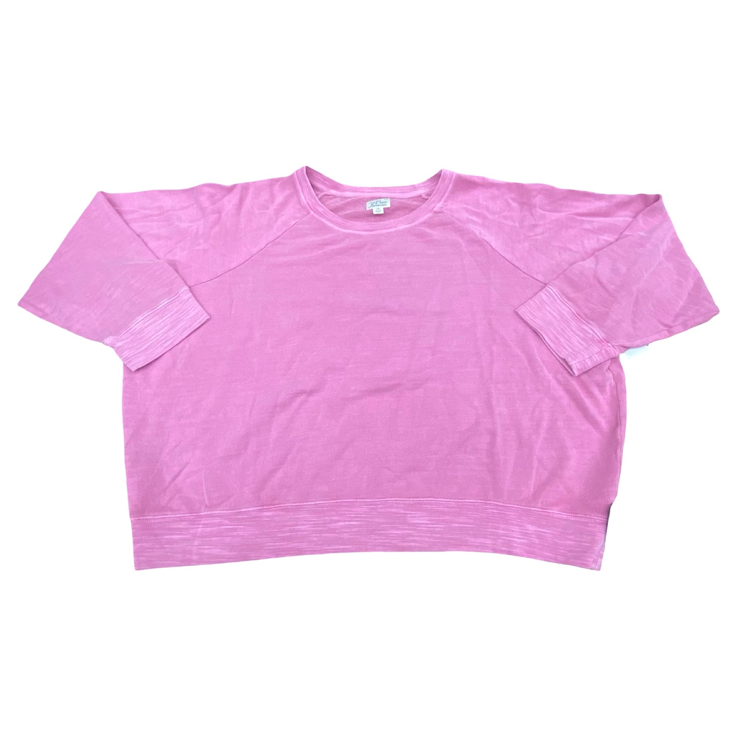 Sweatshirt Crewneck By J. Crew In Pink, Size:2X