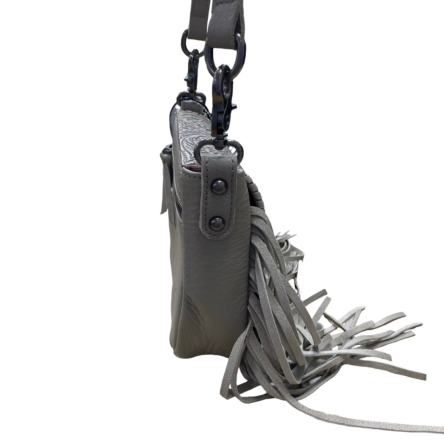 Handbag By Montana West In Grey, Size:Small