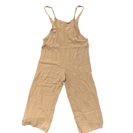 Jumpsuit By Style Rack In Tan, Size:L