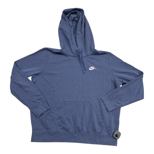 Athletic Sweatshirt Hoodie By Nike Apparel In Purple, Size:L